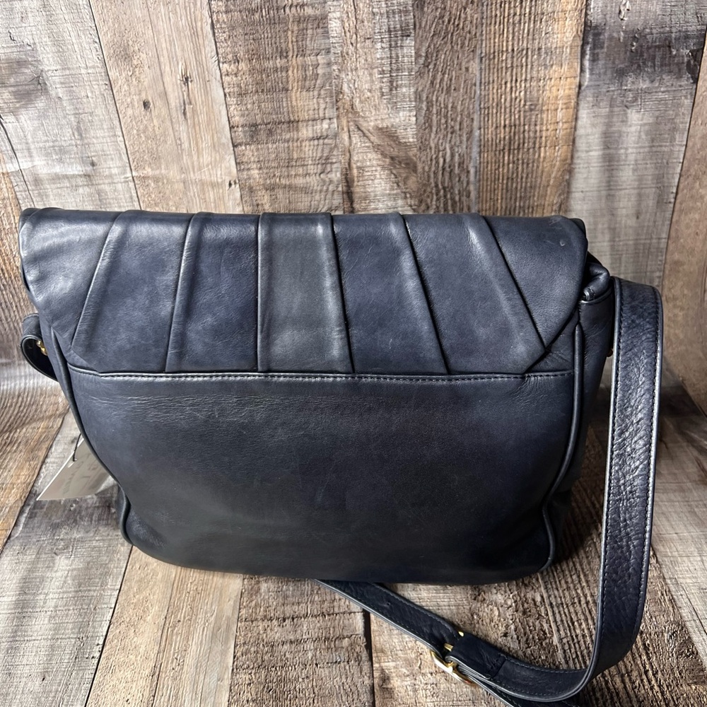 Ungaro Paris vintage Elegant dark blue Women's crossbody Bag - Picture 6 of 16